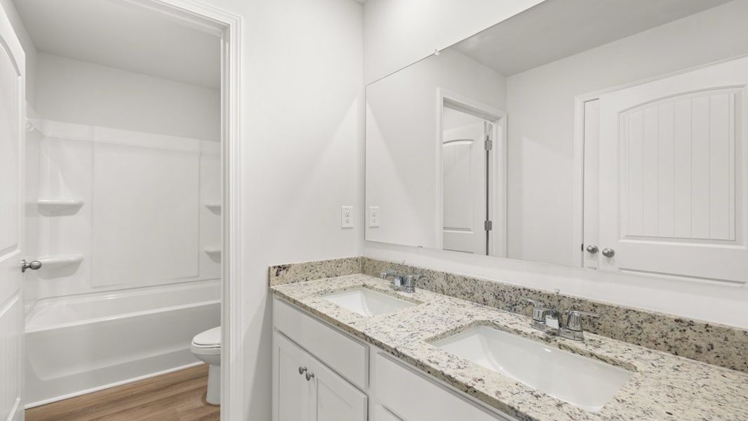 Furnished interior view inside a new home in South Wind, Union City (Image 12).