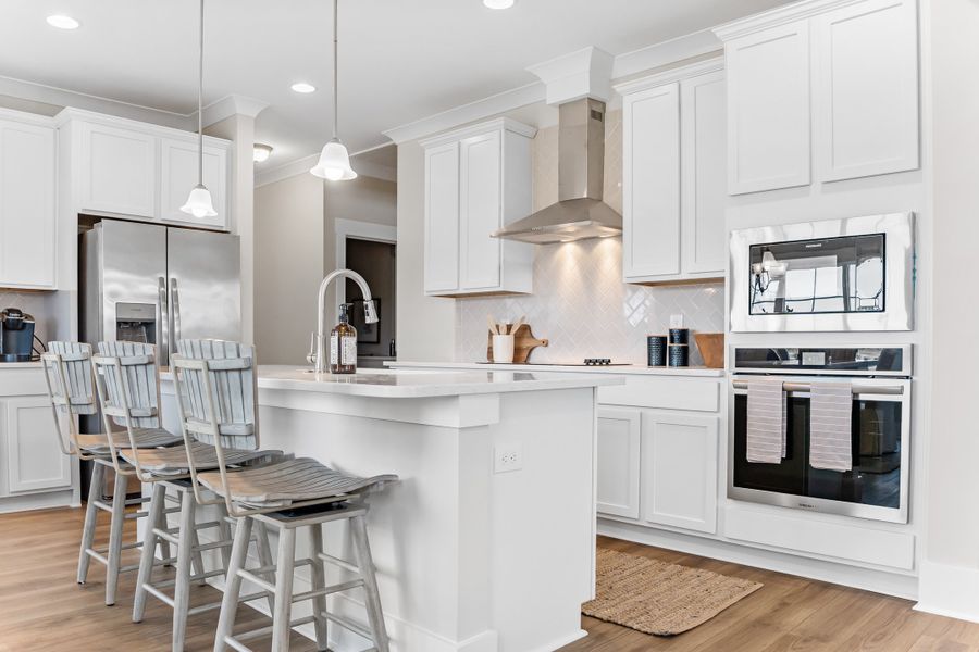 Representative furnished interior of a home built from the Hanover by Bill Clark Homes in Osprey Landing, Southport (Image 6).