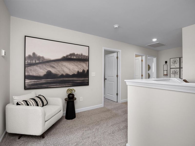 Furnished interior view inside a new home in Woodland Crossing, Zebulon (Image 20).