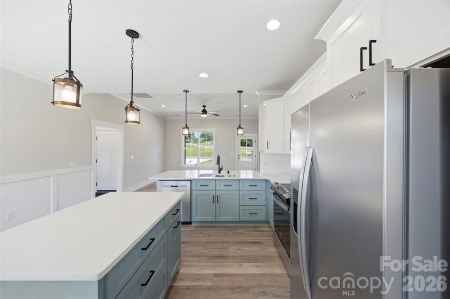 Furnished interior view inside a new home in , Albemarle (Image 10).