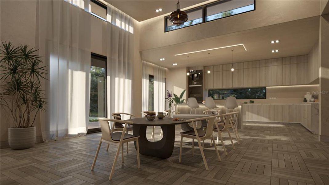 Furnished interior view inside a new home in , Punta Gorda (Image 7).