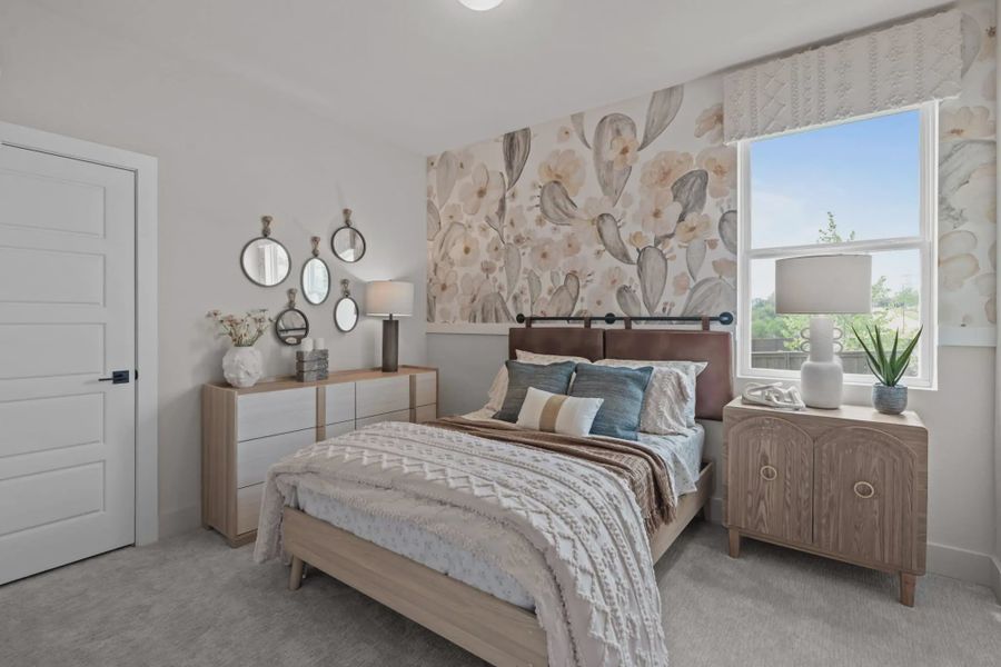 Representative furnished interior of a home built from the Apollo by Chesmar Homes in Santa Rita Ranch, Liberty Hill (Image 3).