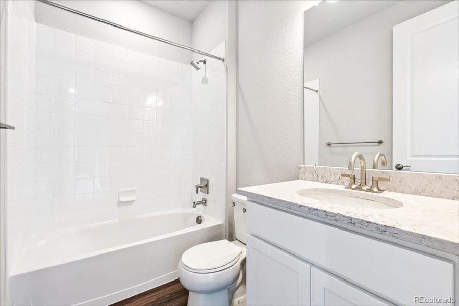 Furnished interior view inside a new home in Prestige Collection at Parkdale Commons, Lafayette (Image 11).