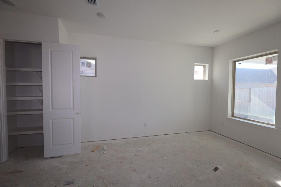 In-progress construction of a new home in Meridiana 45' Homesites, Manvel, TX (Image 10).