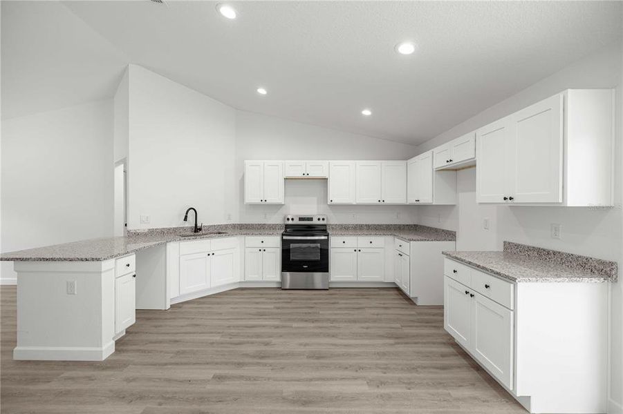 Furnished interior view inside a new home in , Dunnellon (Image 6).