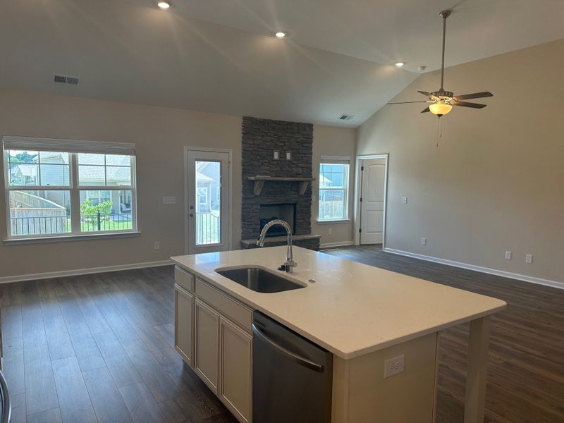 Furnished interior view inside a new home in Cumberland Estates, Fairview (Image 5).