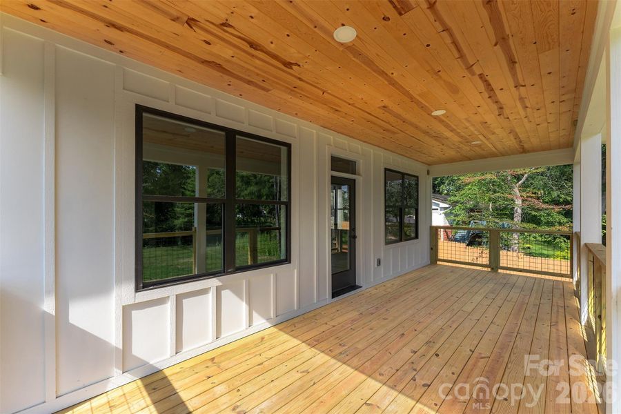 Exterior details and patio area of a home in , Hendersonville (Image 4).