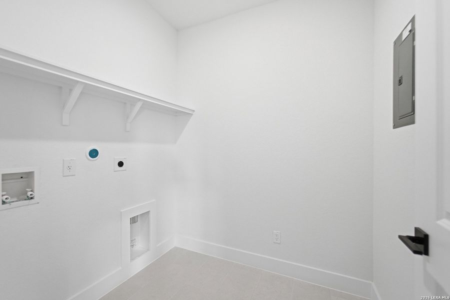 Spacious, unfurnished interior of a new home in The Woodlands at Medina Hills, Mico (Image 18). Spacious, unfurnished interior of a new home in The Woodlands at Medina Hills, Mico (Image 18).