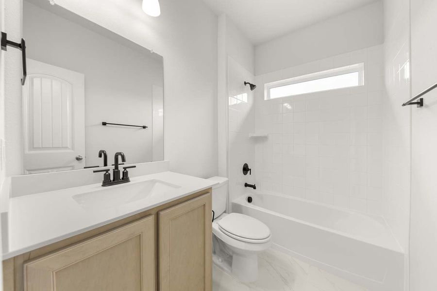 Furnished interior view inside a new home in Keeneland, Aubrey (Image 13).