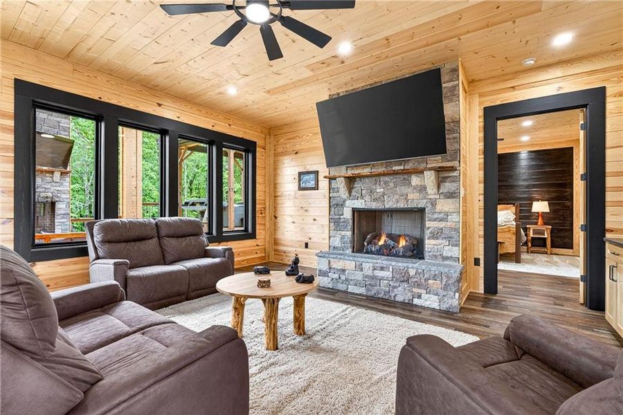 Furnished interior view inside a new home in , Talking Rock (Image 18). Furnished interior view inside a new home in , Talking Rock (Image 18).