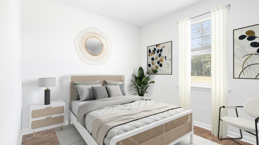 Representative furnished interior of a home built from the HELENA by D.R. Horton in Carolina Groves, Moncks Corner (Image 11).