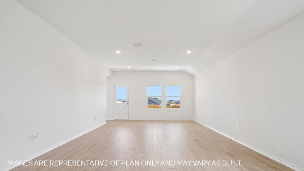 Representative unfurnished interior of a home built from the The Gaven by D.R. Horton in Valverde, Bastrop (Image 14). Representative unfurnished interior of a home built from the The Gaven by D.R. Horton in Valverde, Bastrop (Image 14).