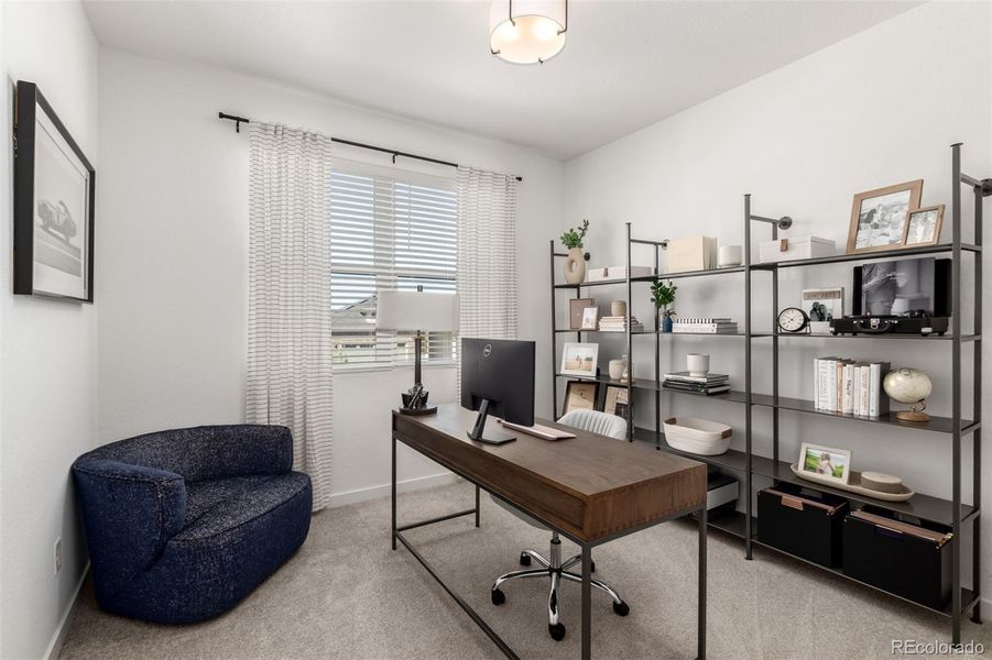 Furnished interior view inside a new home in , Littleton (Image 10).