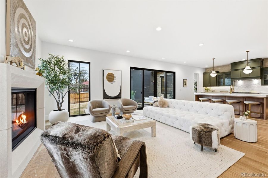 Furnished interior view inside a new home in , Denver (Image 38). Furnished interior view inside a new home in , Denver (Image 38).