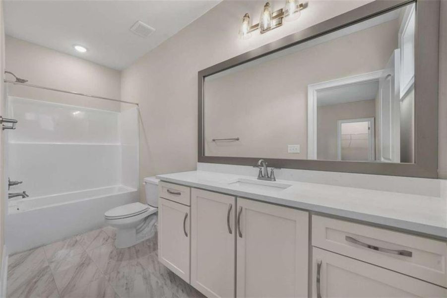 Furnished interior view inside a new home in , Conyers (Image 13).
