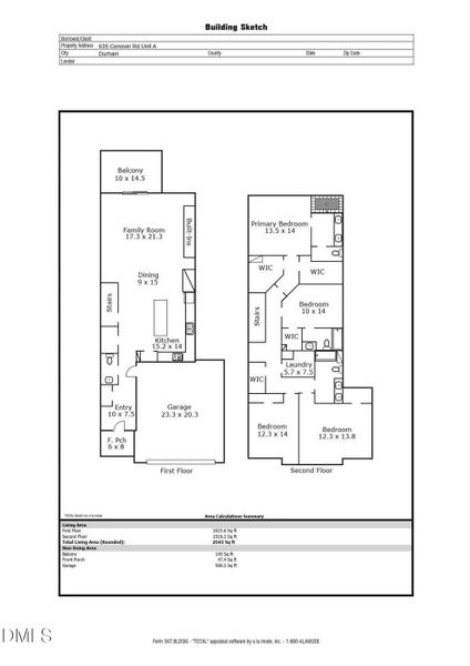 635A Conover Rd - Floor Plan