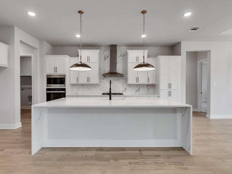 Furnished interior view inside a new home in Meridiana, Manvel (Image 10).