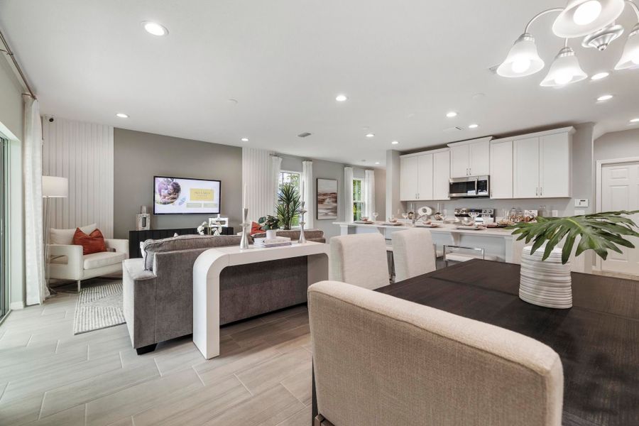 Representative furnished interior of a home built from the Piper by Risewell Homes in Sky Lakes Towns, St. Cloud (Image 5).