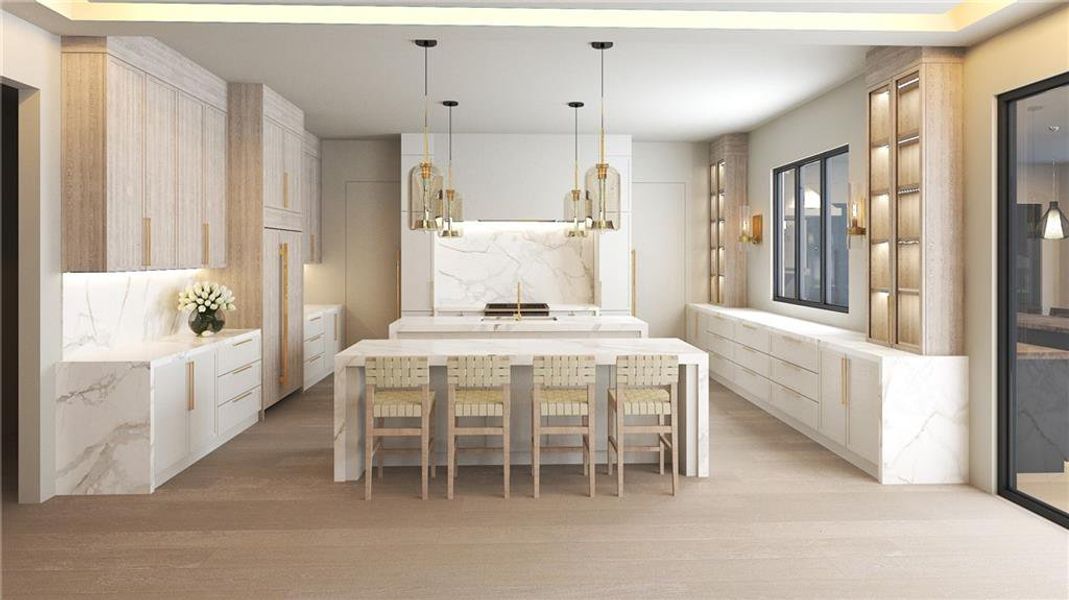 Furnished interior view inside a new home in , Alpharetta (Image 7).