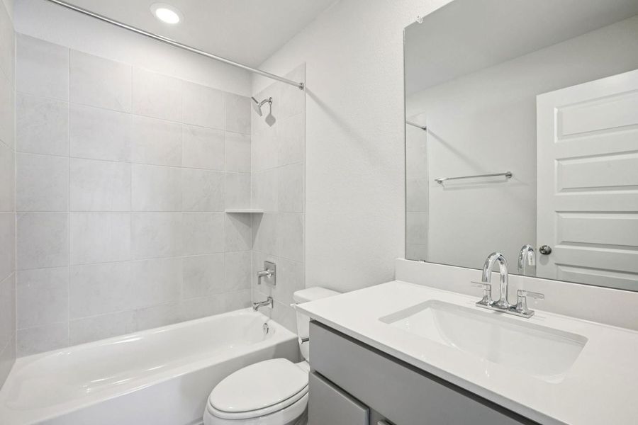 Furnished interior view inside a new home in Avery Centre, Round Rock (Image 8).