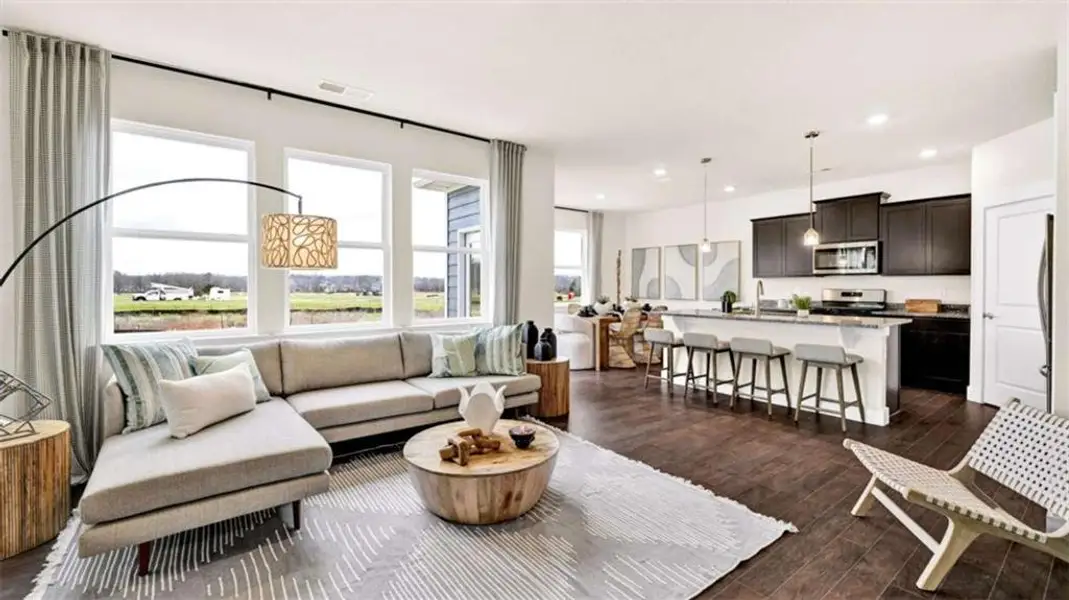 Furnished interior view inside a new home in Sherwood Manor, College Park (Image 9).