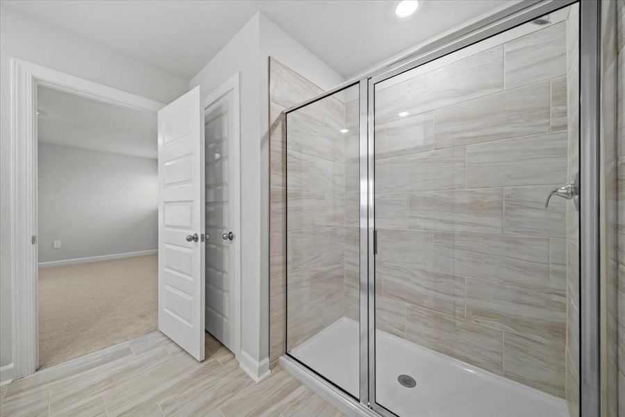Furnished interior view inside a new home in Village at White Pine, Pendleton (Image 8).
