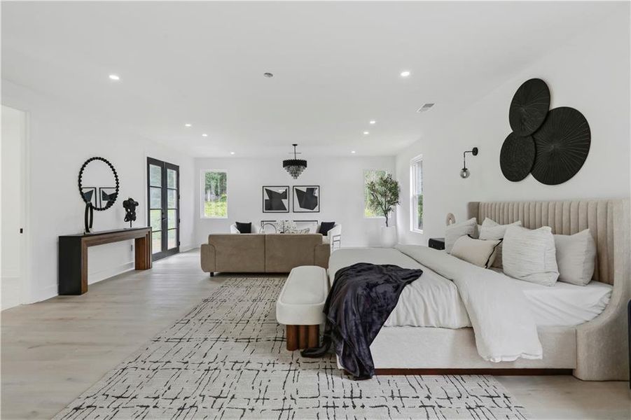 Furnished interior view inside a new home in , Atlanta (Image 29).