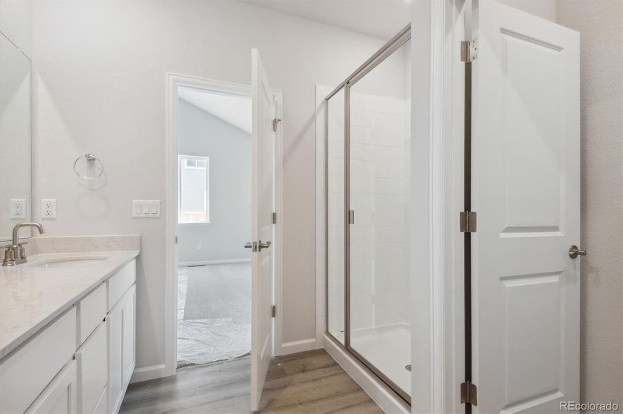 Furnished interior view inside a new home in Floret Collection at Parkdale Commons, Lafayette (Image 5).