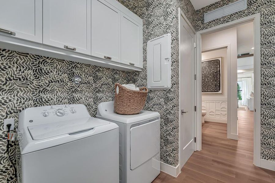 Furnished interior view inside a new home in Apex at Avenir, Palm Beach Gardens (Image 87).