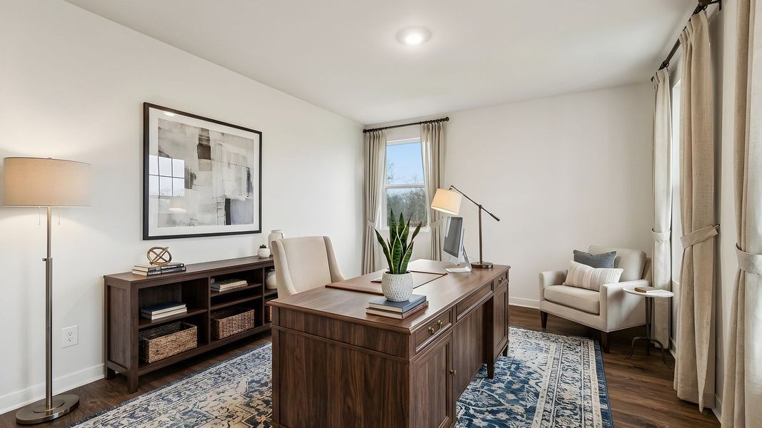 Representative furnished interior of a home built from the Stonebrook II by D.R. Horton in Harvest Point, Spring Hill (Image 12). Representative furnished interior of a home built from the Stonebrook II by D.R. Horton in Harvest Point, Spring Hill (Image 12).