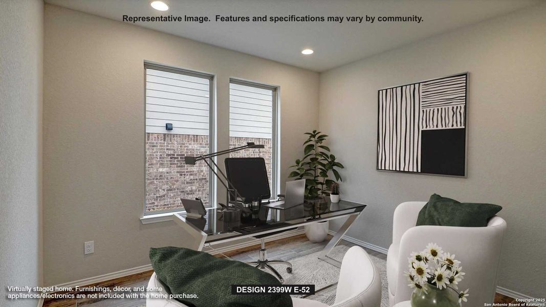 Furnished interior view inside a new home in Veranda 40', San Antonio (Image 6).