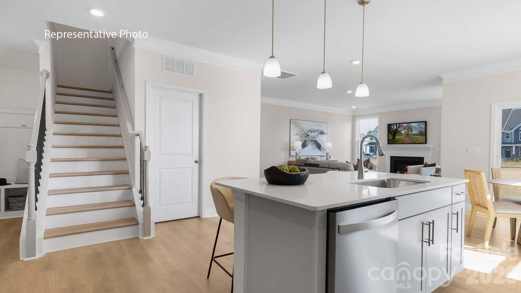 Furnished interior view inside a new home in Sylvan Creek, Denver (Image 12).