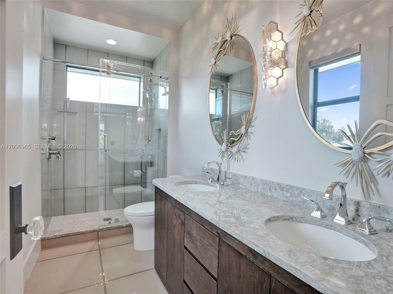 Furnished interior view inside a new home in , Hobe Sound (Image 43).