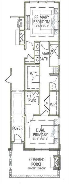 2D floor plan layout of this home in , Gainesville, GA (Image 5).