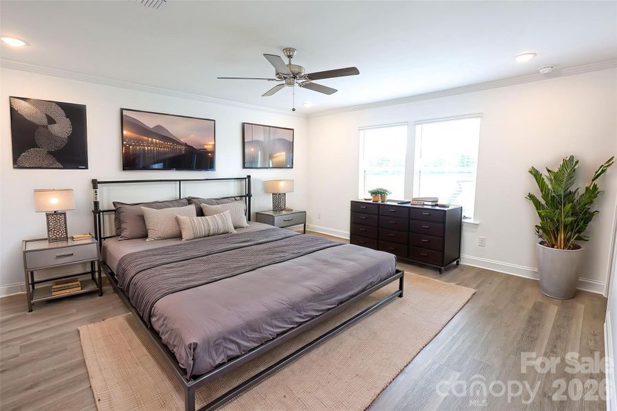 Furnished interior view inside a new home in , Denver (Image 9).