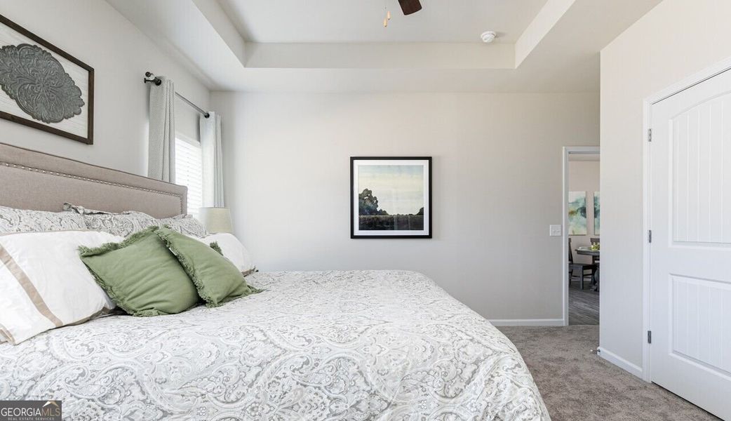 Furnished interior view inside a new home in The Cottages of Silvertown, Thomaston (Image 24).