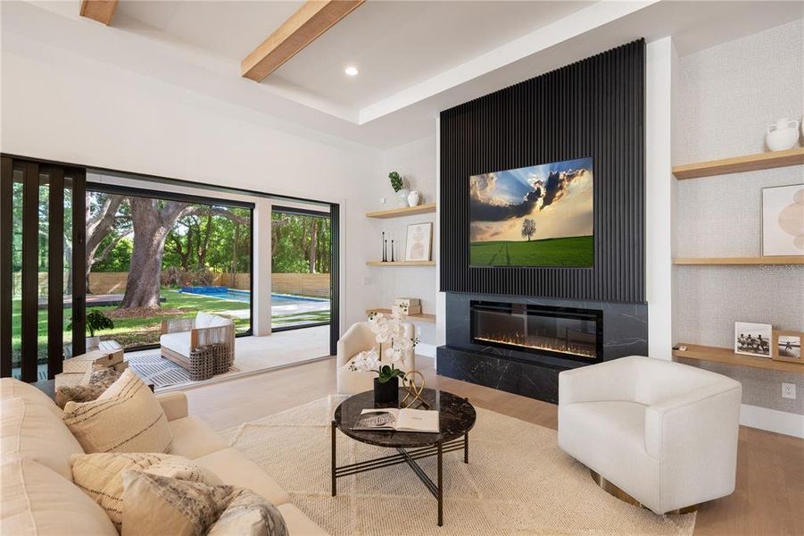 Furnished interior view inside a new home in , Windermere (Image 18).