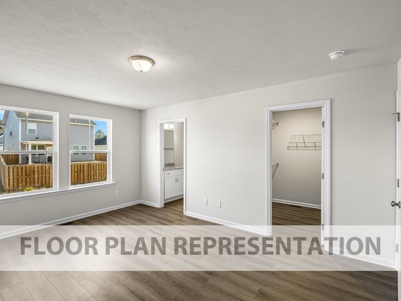 Spacious, unfurnished interior of a new home in Caroleton Townhomes, Grovetown (Image 10).