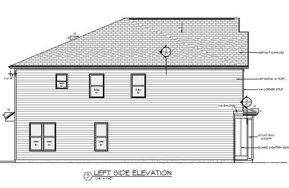 Exterior rendering of this home design in , Charlotte, NC (Image 3).