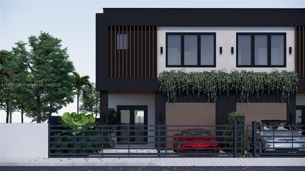 Front exterior of a new home in , Miami, FL, highlighting curb appeal (Image 21).