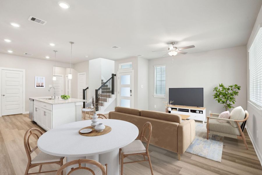 Photo is not of the actual home, but is an inspirational photo of builder’s model home and may depict options, furnishings, and/or decorator features that are not included