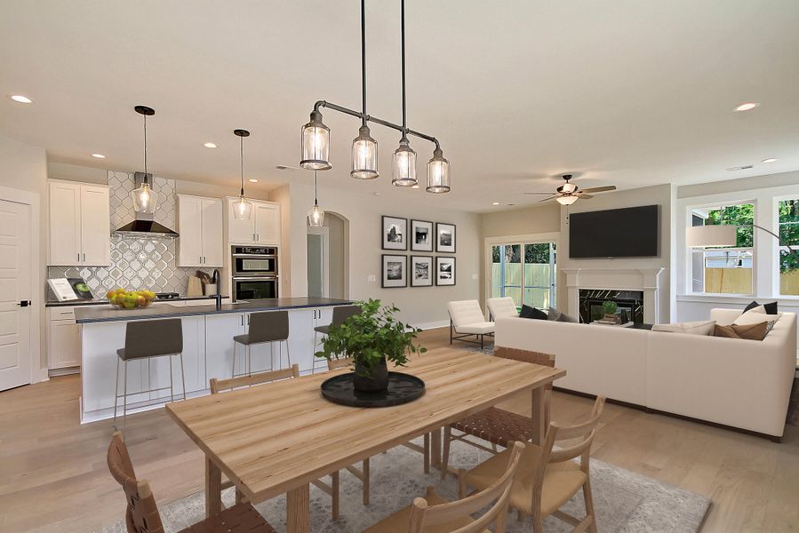 Furnished interior view inside a new home in , North Charleston (Image 12).