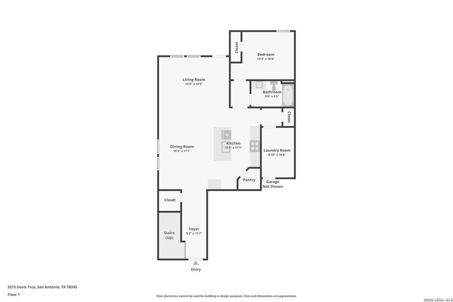 2D floor plan layout of this home in Laurel Vistas, San Antonio, TX (Image 3). 2D floor plan layout of this home in Laurel Vistas, San Antonio, TX (Image 3).