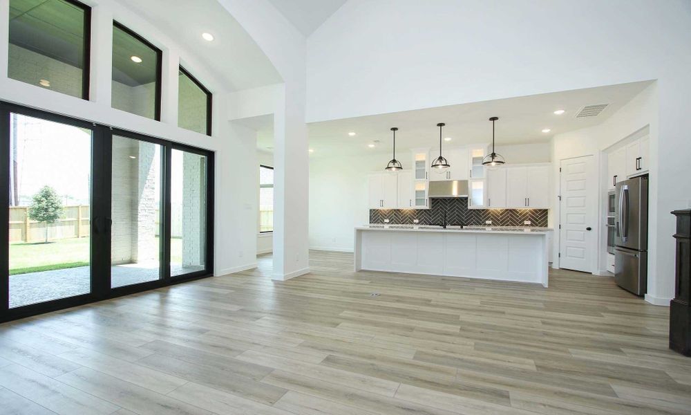 Representative Family Room - some options shown Representative Family Room - some options shown