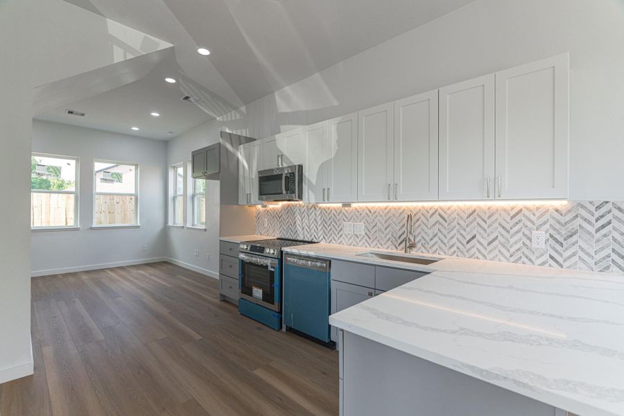 Furnished interior view inside a new home in , Houston (Image 12). Furnished interior view inside a new home in , Houston (Image 12).