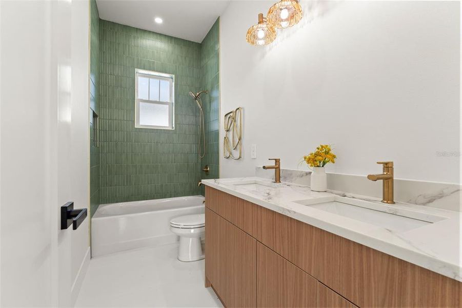 Furnished interior view inside a new home in , Seminole (Image 42).