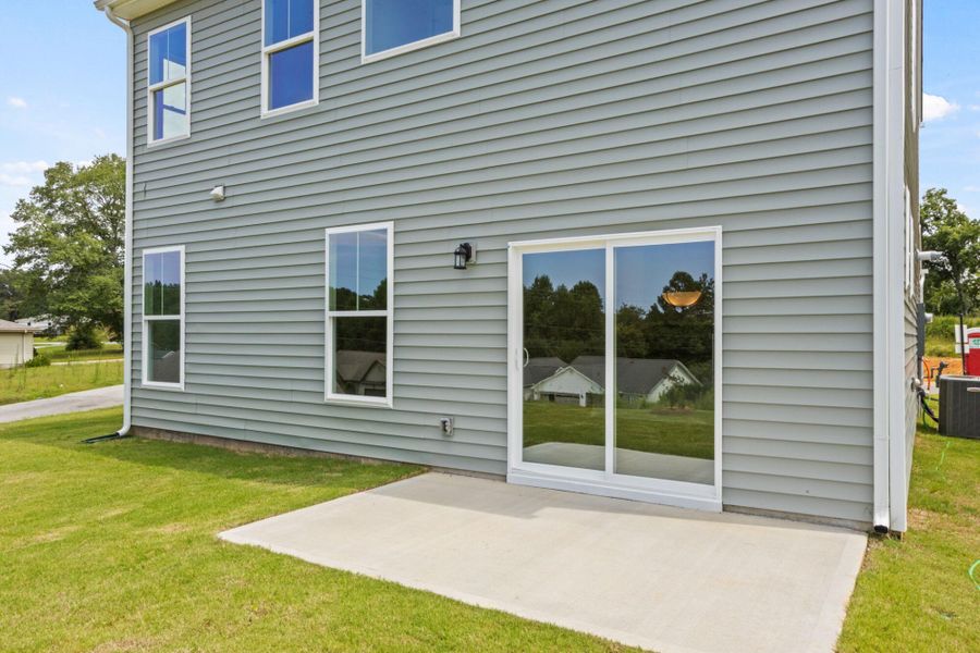 Exterior details and patio area of a home in Bellevue, Greenville (Image 4).