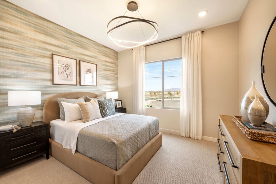 Representative furnished interior of a home built from the Juniper Plan 40-7 by Tri Pointe Homes in Soleo, San Tan Valley (Image 14).