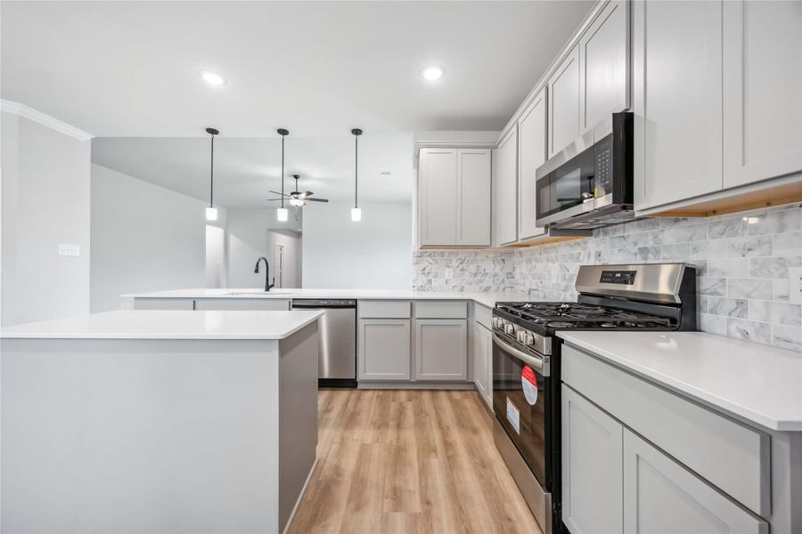 Furnished interior view inside a new home in Barton Place, Cleveland (Image 15).