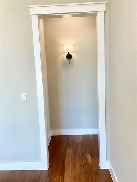 Thoughtful designer lighting throughout